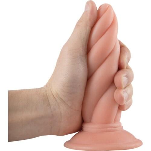 EXVOID Sex Toys for Women Men Gay Anus Dilator Prostate Massager Flesh Silicone Big Anal Plug Dildo Butt Plug Realistic Penis