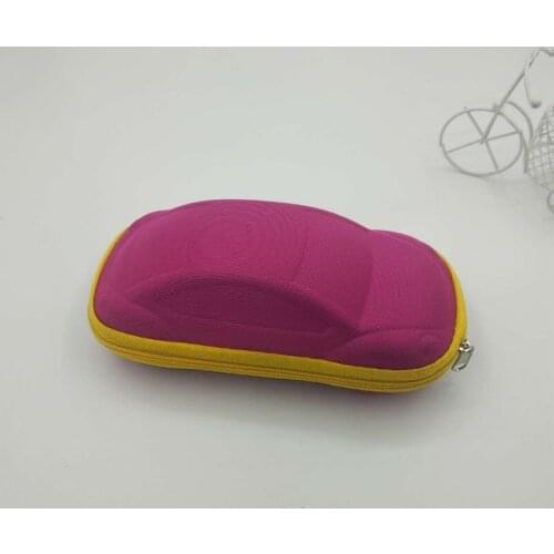 Children Glasses Boxes New Hot Sale Zipper Car Glasses Box Kids Sunglasses Case Multiple Colour