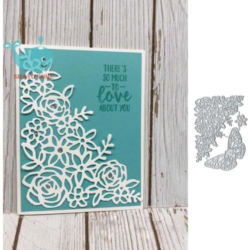 Butterfly Background Metal Cutting Dies Scrapbooking Stencil for Album Paper DIY Gift Card Decoration Embossing Dies New 2019