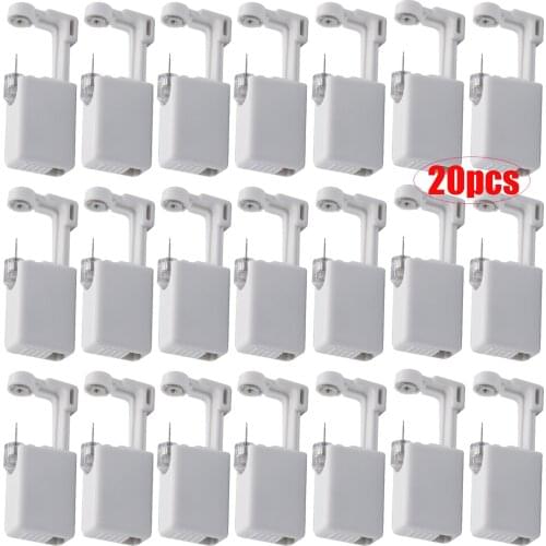 20pcs Ear Piercing Gun Kit Disposable Disinfect Safety Earring Piercer Machine Studs Nose Clip Body Jewelry Piercing Tool