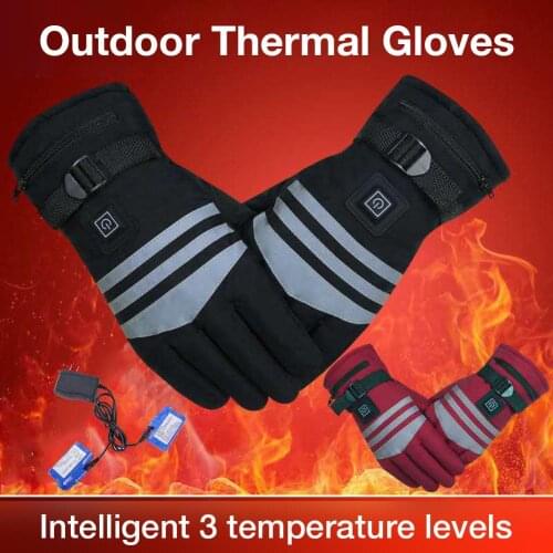 Heated Gloves 7.4V Rechargeable Battery Powered Electric Heated Hand Warmer for Hunting Fishing Skiing Cycling