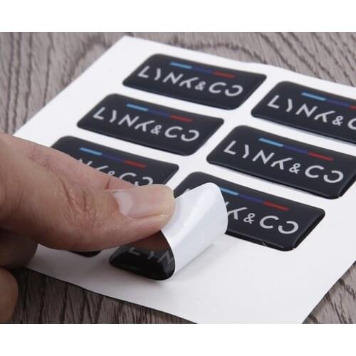 Custom Non Yellowing 3M Adhesive Crystal 3D Sticker Epoxy Resin Domed Sticker manufacturers ----PX5005