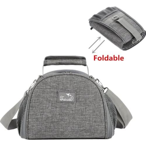 Women Foldable Thermal Lunch Bag Picnic Insulated Mummy Bags Milk Shoulder Tote Kids Food Fruits insulation Cooler Package Box