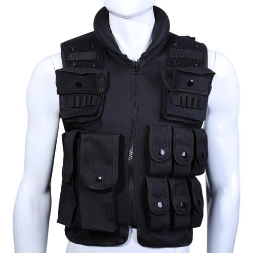 Tactical Vest Cool Mens Hunting Vest Outdoor Black Training Military Army Swat Vests Men Waistcoat Protective Equipment