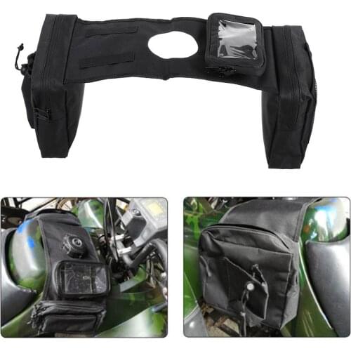 Waterproof ATV Motorcycle Tank Bag with Phone Pouch for Honda for Kawasaki for Suzuki Saddle Bags Storage Bag