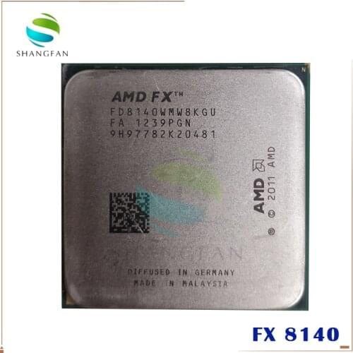 AMD FX-Series FX-8140 FX 8140 3.2 GHz Eight-Core CPU Processor FX8140 FD8140WMW8KGU Socket AM3+ free shipping