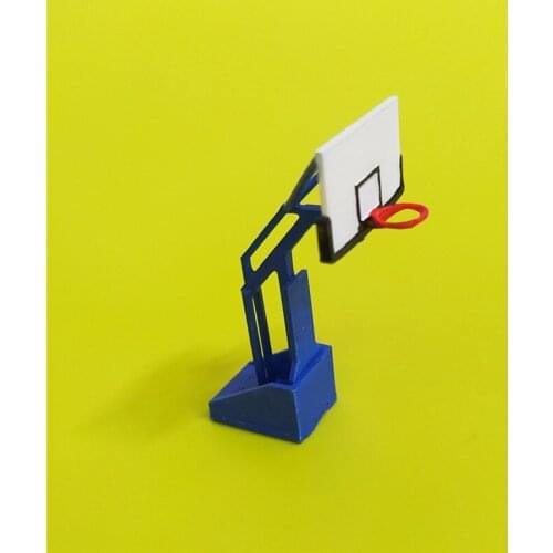 1 / 87 / 64 basketball stand with Jordan Bryant and other basketball stars. Sand table players produce white models