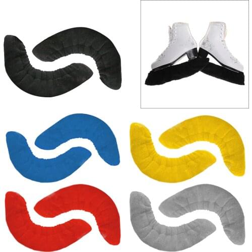 1 Pair Skates Blade Cover Jacket Soaker Guard Adult Kids Figure Hockey Skate Blade Cover for Ice Figure Skating