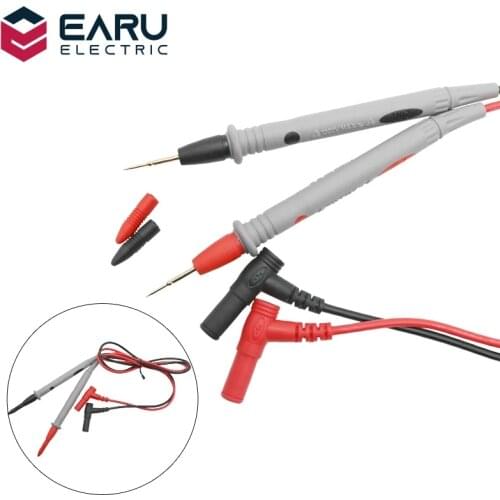 1 Pair Universal Probe Test Leads Pin for Digital Multimeter Needle Tip Meter Multi Meter Tester Lead Probe Wire Pen Cable 20A