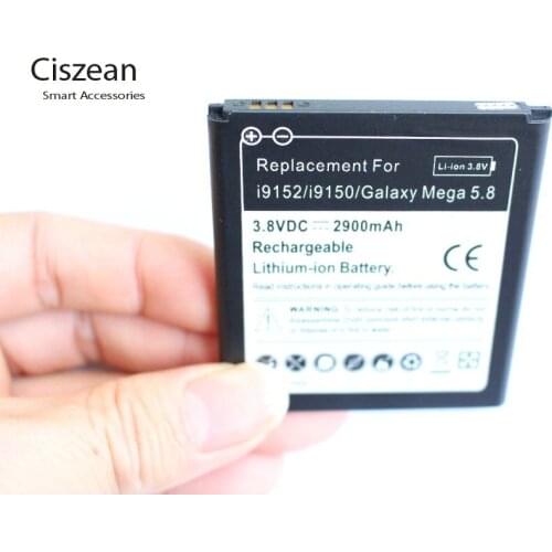 1x 2900mAh B650AC Replacement Li-ion Battery For Samsung Galaxy Mega 5.8 I9150 I9152 I9508 I959 I9502 Bateria Batterij