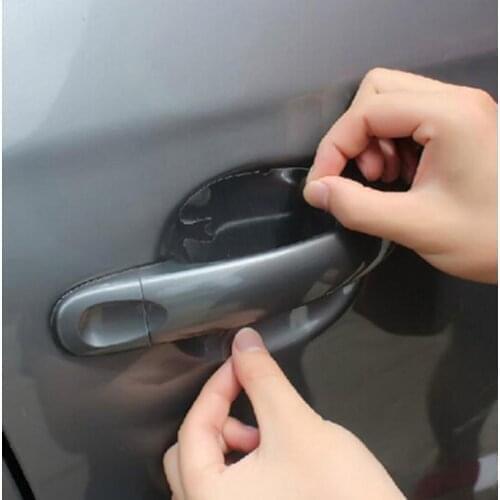 2018 NEW Car door handle stickers protector film for Toyota Camry Highlander RAV4 Crown Reiz Corolla Vios Yaris