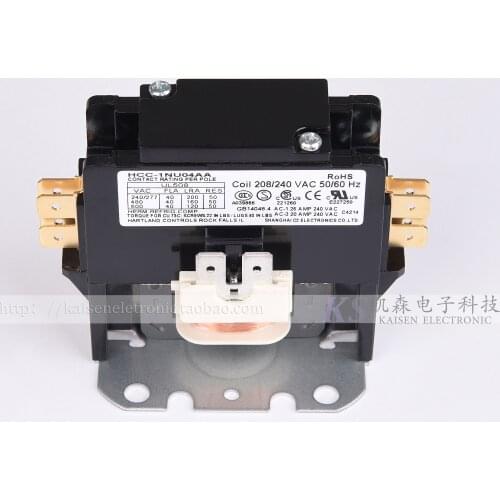 220V 40A high load single phase HCC-1NU04AA Hartland Controls AC contactor