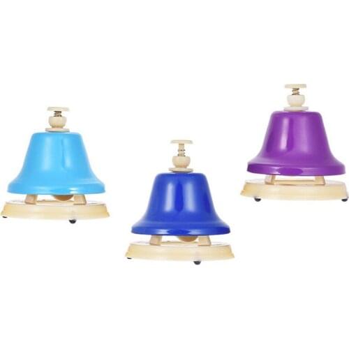 8pc 8 Note Hand Bell Percussion Instrument Puzzle Toys for Children