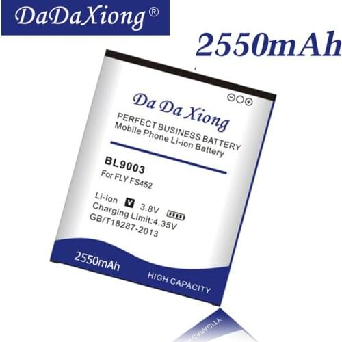 DaDaXiong Original 2550mAh BL9003 Li-ion Phone Battery For Fly FS452 Nimbus 2 Cell Phone Battery
