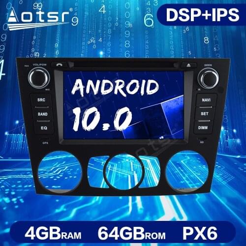 For BMW E90 E91 E92 E93 2005-2012 Android Radio Car Multimedia Audio GPS Navigation PX6 4GB+64GB Auto Stereo Head Unit Radio IPS