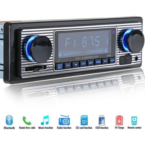12V 2.5inch Wireless Bluetooth Car Radio Stereo Player Stereo FM MP3 USB Audio 1 DIN Radio Audio Player Car Electronics Player