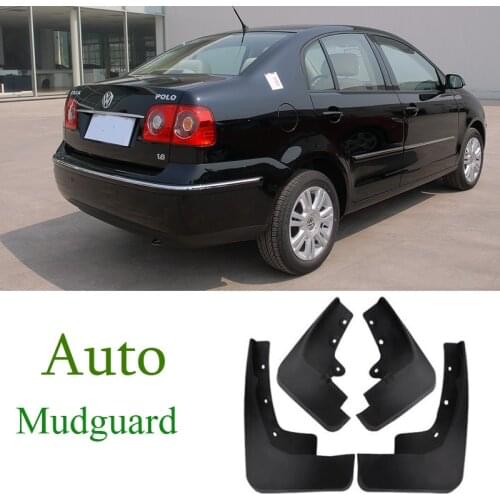 For Volkswagen POLO Sedan Mudguard 2004 2005 2006 2007 2008 2010 Car Mud Flaps Splash Guards Fender Front Mudflaps Plastic 4pcs