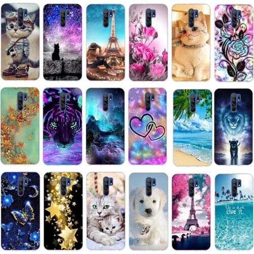 For Redmi 9 Case Soft Silicone Back Case on For Fundas Xiaomi Redmi 9 Phone Back Cover Redmi9 6.53" Cover For Xiomi Redmi 9 Case