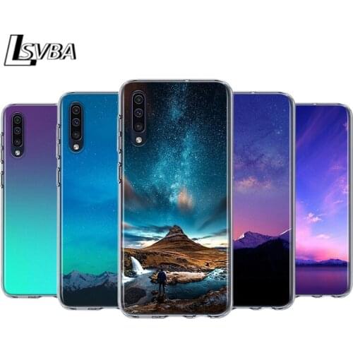 Aurora night For Samsung Galaxy A90 A80 A70 A60 A50 A40 A30 A32 A52 A72 A02S A2 A20S A20E A10S A10E A10 Phone Case