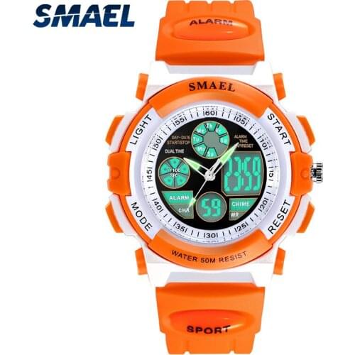 Children Watches For Girls Digital Smael Lcd 50m Waterproof Wristwatches 0704 Led Student