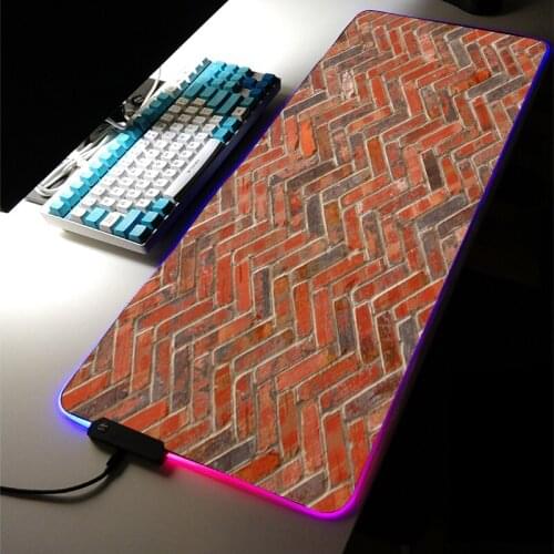 Art paintings Mouse Pad Rgb Mat Cute Gaming Accessories Pc Gamer Girl Keyboard Wrist Rest Stitch Solo Leveling Genshin Impact