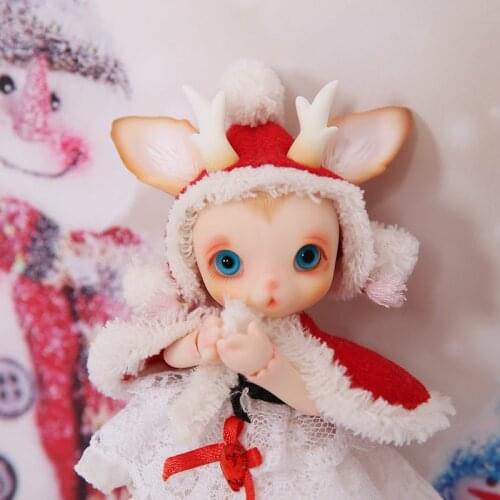 Doll BJD 1/8 Yuin Christmas Deer Include Fullset Option Lovely Pet Joint Doll Oueneifs luodoll