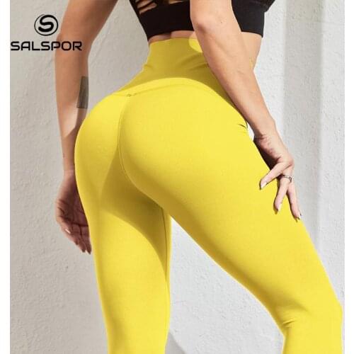 SALSPOR Leggings Sports High Waist Sexy Push Up Warm Leggings Women Fitness Tight Waist Cycling Leggins Sportswear Female Pants
