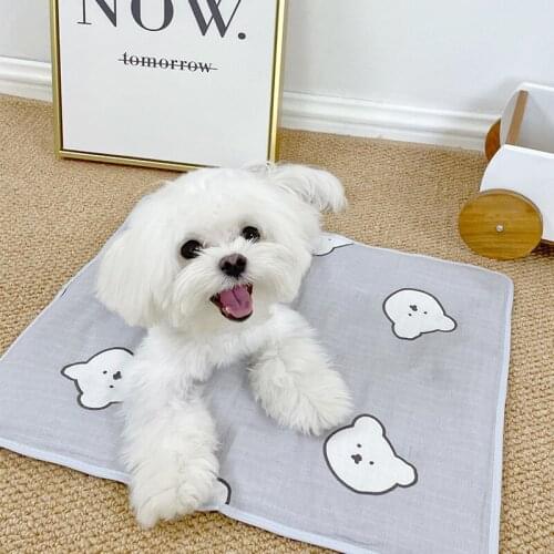 Summer Ice Mat For Pets Cat And Dog Teddy Summer Cooling Ice Beads Cool Feeling Sleeping Mat Doghouse Dog Mat
