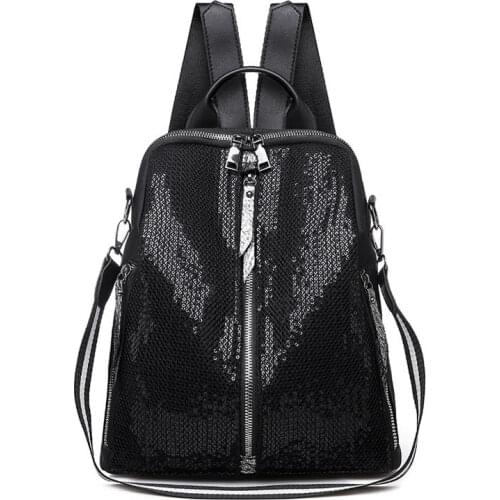 Oxford Lady Backpacks Women Bag Fashion Sequins Girl School Bags Laptop Backpack Female Retro Teenage Girl Book Bag Business Bag