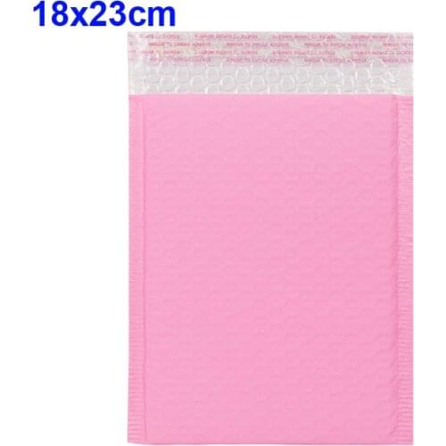 25pcs 50pcs Pink180x230mm Poly bubble Mailer envelopes pink padded Mailing Bag Self Sealing