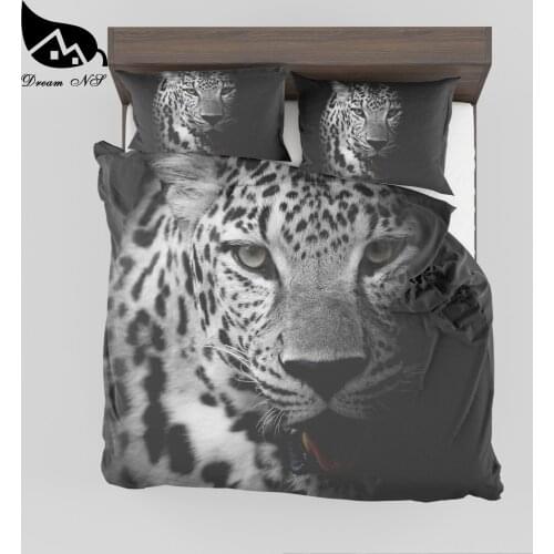 Dream NS Wild animal pattern Dekbedovertrek met 3D effect Bedroom home textiles King Queen Bedding set SMY30