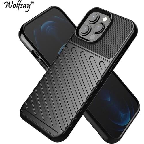 Rugged Fiber Shield Cover For iPhone 13 Pro Max Case Bumper Full Cover Back Case For iPhone 13 Pro Max Case For iPhone13 Pro Max