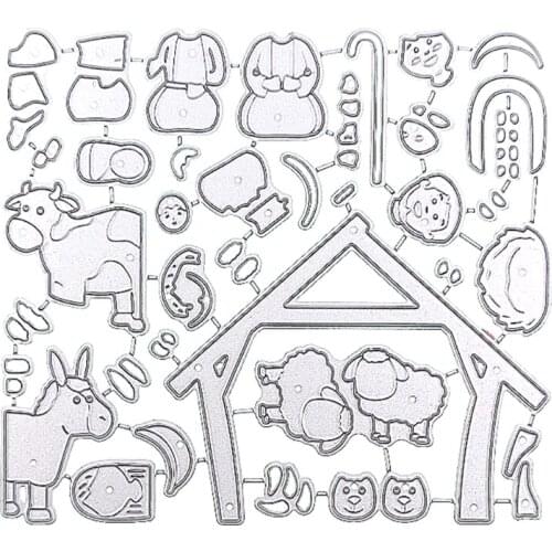 Christmas Jesus Metal Cutting Dies Stencil DIY Scrapbooking Album Paper Template