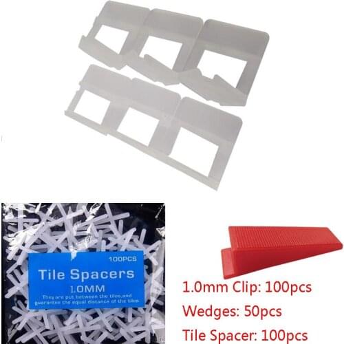 100pcs 1.0mm tile инструменты Tile Leveling base System Tools