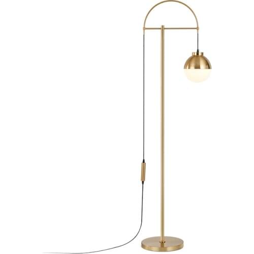 Modern Gold Lamp Nordic floor lamp living room Ins bedroom postmodern E27 standing lighting for living room bedroom