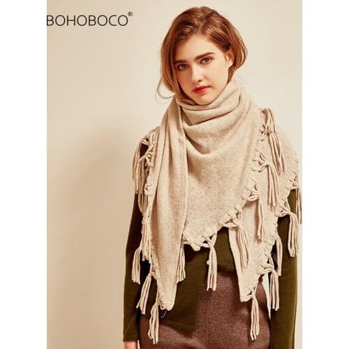 BLUE PHOENIX warm winter ladies pink cashmere wool blend scarf shawl