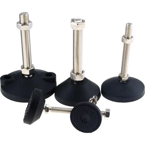 1PC M8 M10 M12 M16 Directional Adjusting Foot Nylon Universal Hooves Fixed Anchor Cup DIY Hardware for Aluminum Profile