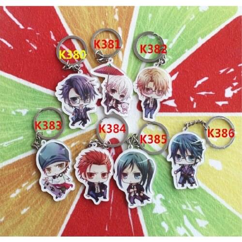 1pcs Portachiavi Anime K Return Of Kings Anna Kushina Yata Misaki Saruhiko Pendant Keychain llavero Keyrings Bag Pendant