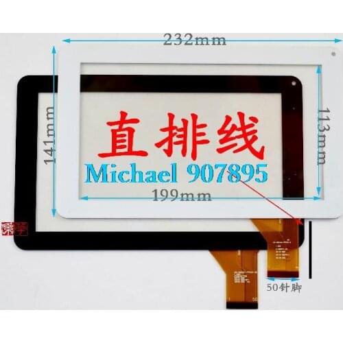 9inch fake Chinese-made tablet pc screen: HK90DR2027 touch screen noting size and color