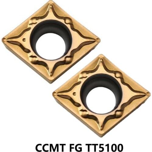 CCMT Turning Tool CCMT060204 CCMT09T304 CCMT09T308 FG TT5100 Carbide Inserts CCMT0602 CCMT09T3 Lathe Cutter processing Steel