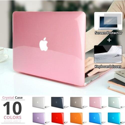 Laptop Case For Mac book 2020 Touch Bar ID Air Pro 13.3 Case For Apple Macbook Air Pro Retina 11 12 13 15 16 inch Laptop Cover