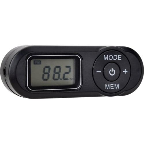 Digital FM Radio with 3.5mm Earphone Jack Earphone Portable Neck Lanyard Digital FM Radio for Sports Outdoor FM Music Player