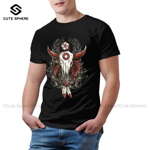 Skull Tee Shirt Fashion Short-Sleeve 100 Cotton T Shirt Beach Printed Tshirt 3xl Mens