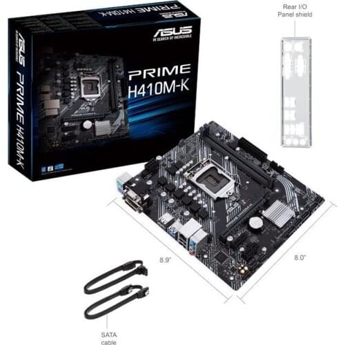 PRIME H410M-K tenth generation desktop computer office game motherboard supports tenth generation cpu10400