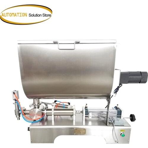 Hot Pepper Chilli Sauce Filling Machine Mixing Hopper Cayenne Soybean Paste Salted And Fermented Soya Filler