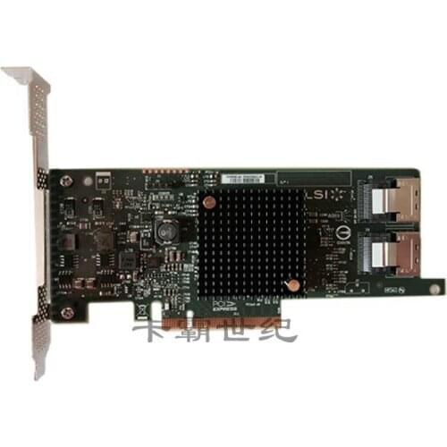 LSI SAS 9217-8I 6Gb HBA RAID0 / 1 pci-ex8 3.0 original genuine RAID card