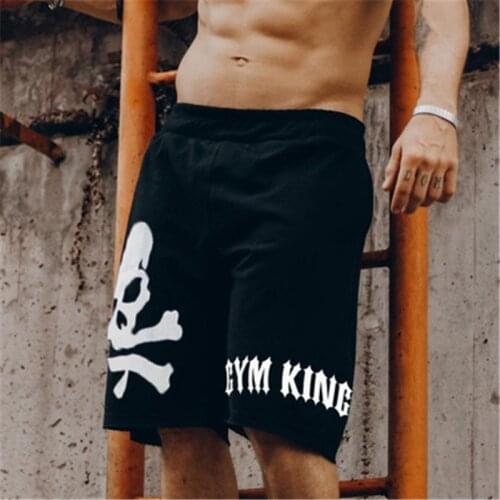 Summer Mens Slim Brand Shorts Calf-Length Fitness Bodybuilding Fashion Casual Gyms Jogger Workout Beach Short pants Sportswear