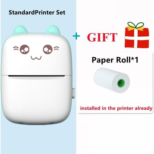 Mini Cute Portable Bluetooth4.0 Thermal Photo Label Printer 203DPI Wireless Mobile Printer For Deberes Chuleta Cumpleanos Regalo