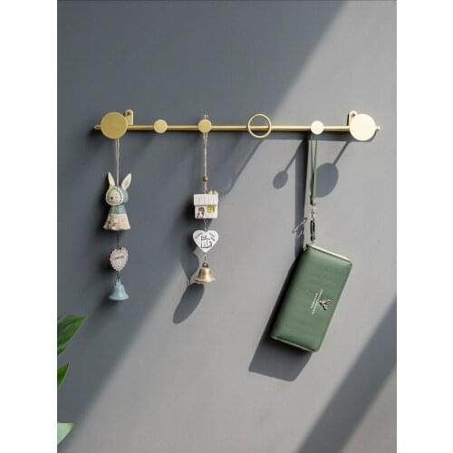 European Style Iron Hook Creative Wall Hanging Free Punch Fitting Room Coat Rack Hanging Hook for Bath Towel Home Decoration