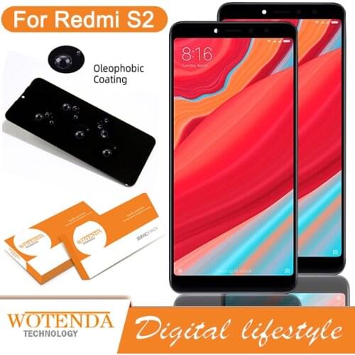 100% Original 5.99" Display with frame For Xiaomi Redmi S2 LCD Screen Display with Touch Digitizer For Redmi Y2 Repair Parts